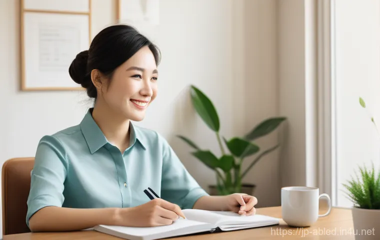장애인상담사 근무 환경 - **Prompt 1: A Deep Connection**
    A compassionate Japanese female disability counselor, aged 30s-4...