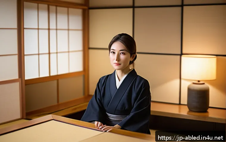 장애인상담사 채용 인터뷰 질문 - A compassionate Japanese counselor attentively listening to a client in a cozy, softly lit consultat...